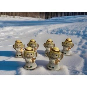 6 Vintage Angel napkin holders